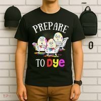 Prepare To Dye Funny Easter Sunday Egg Hunting Gift T-Shirt thumb 6