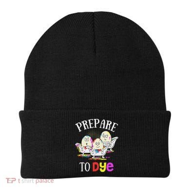 Prepare To Dye Funny Easter Sunday Egg Hunting Gift Beanie