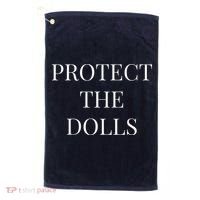 Protect The Dolls Golf Towel thumb 0