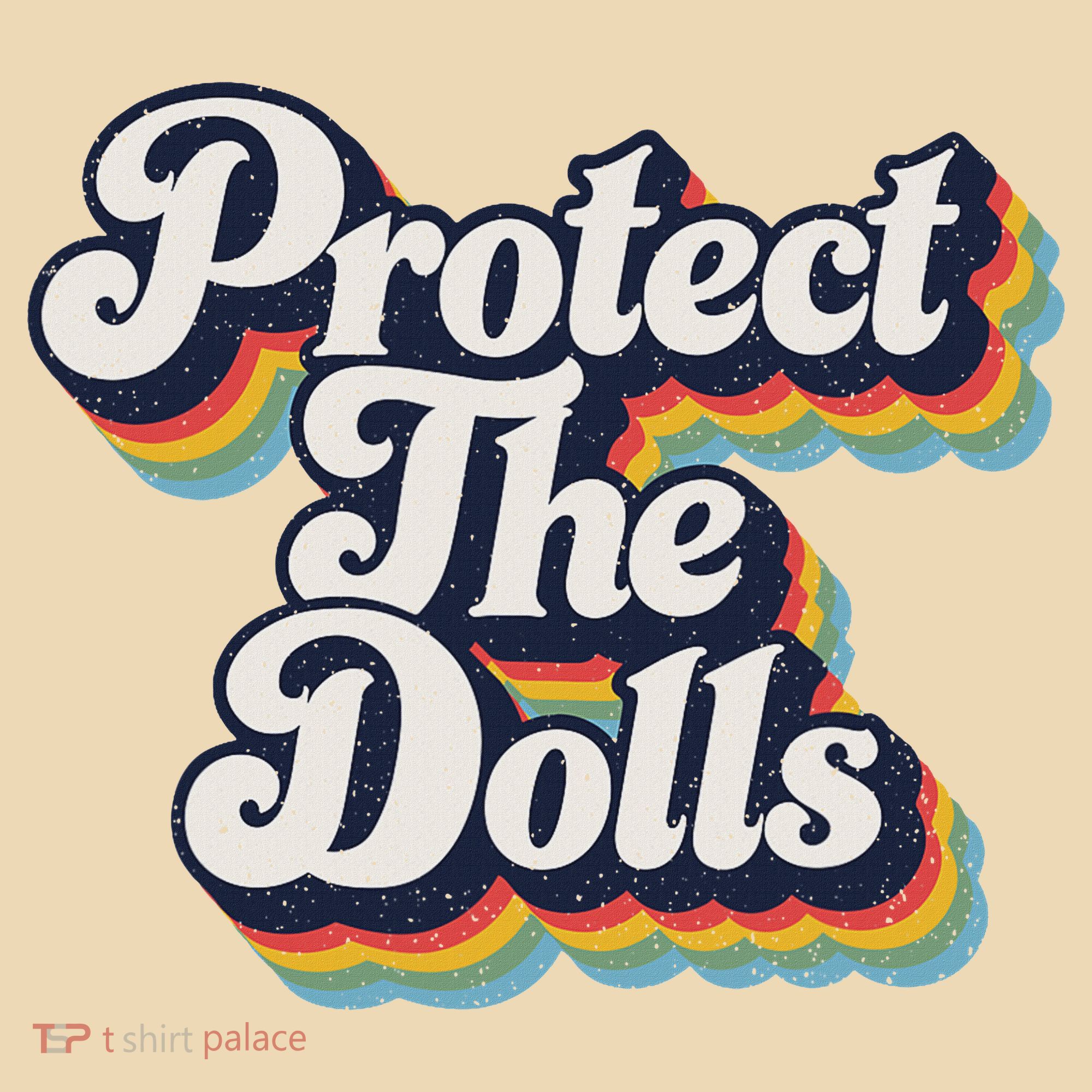 Protect The Dolls Women Solidarity Retro Distressed Tote Bag
