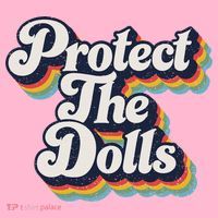 Protect The Dolls Women Solidarity Retro Distressed Coaster thumb 2