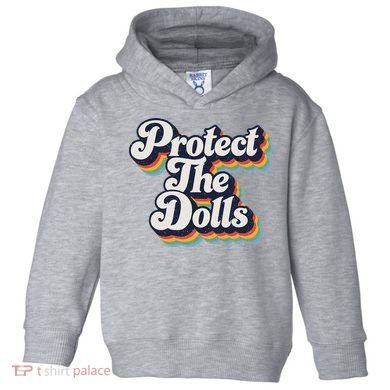 Protect The Dolls Women Solidarity Retro Distressed Toddler Hoodie