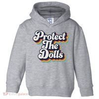 Protect The Dolls Women Solidarity Retro Distressed Toddler Hoodie thumb 0