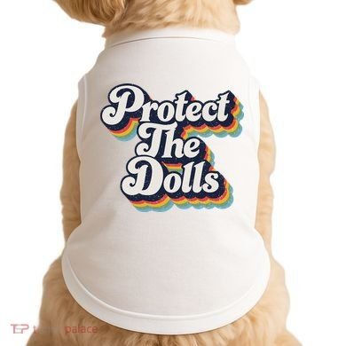 Protect The Dolls Women Solidarity Retro Distressed Doggie Tank