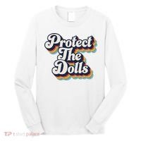 Protect The Dolls Women Solidarity Retro Distressed Long Sleeve Shirt thumb 0
