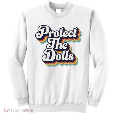 Protect The Dolls Women Solidarity Retro Distressed Sweatshirt