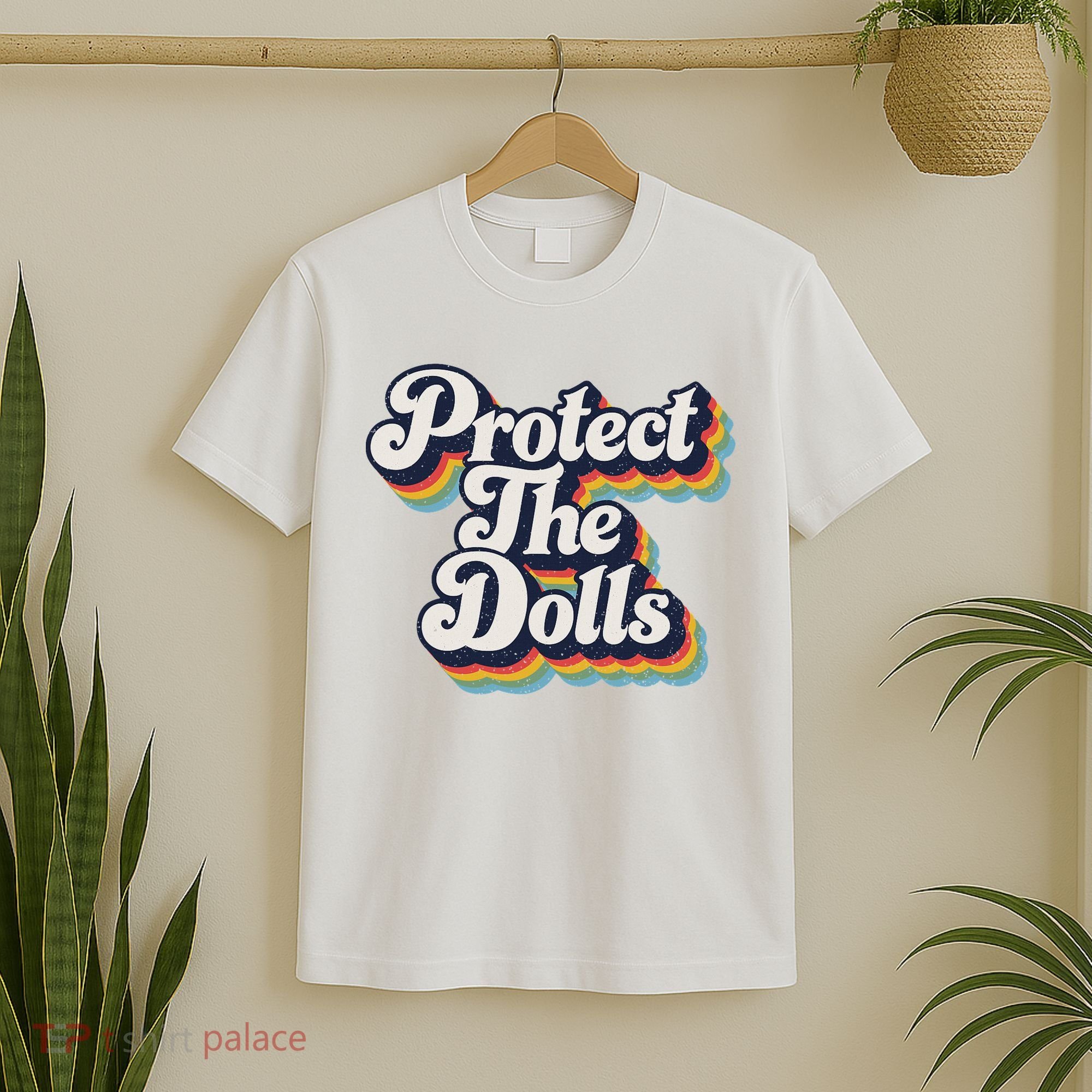 Protect The Dolls Women Solidarity Retro Distressed T-Shirt