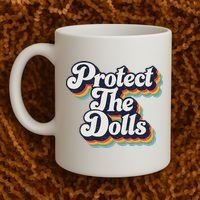 Protect The Dolls Women Solidarity Retro Distressed Coffee Mug thumb 2