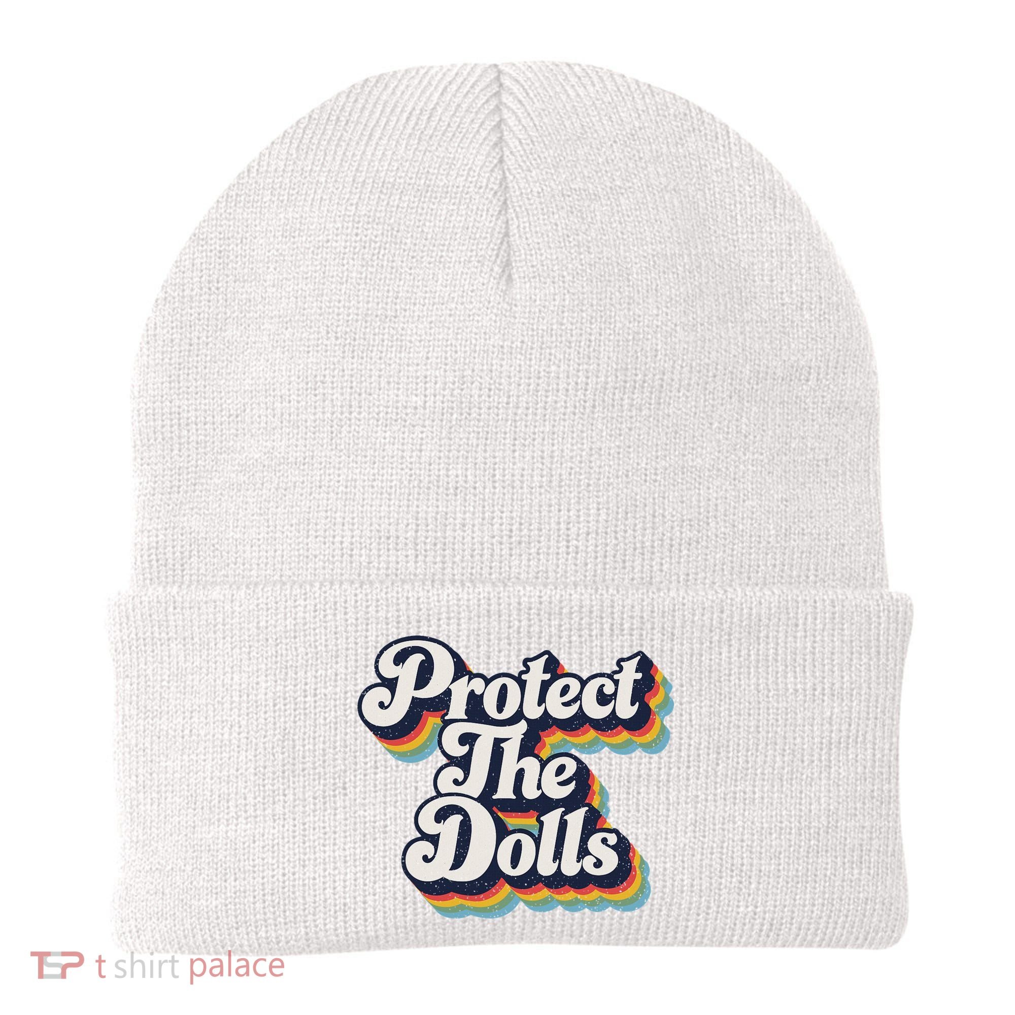 Protect The Dolls Women Solidarity Retro Distressed Beanie