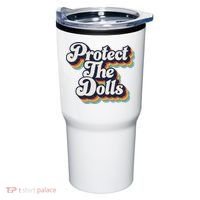 Protect The Dolls Women Solidarity Retro Distressed Tumbler thumb 0