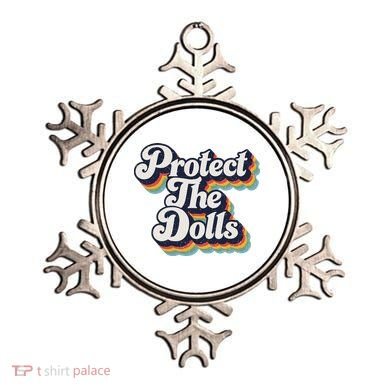 Protect The Dolls Women Solidarity Retro Distressed Ornament