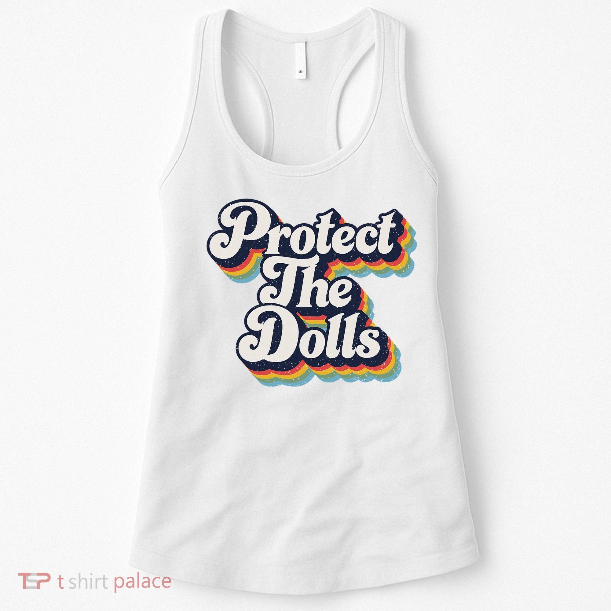Protect The Dolls Women Solidarity Retro Distressed Women's Tank Top