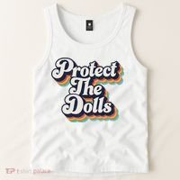 Protect The Dolls Women Solidarity Retro Distressed Tank Top thumb 2