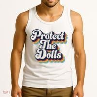 Protect The Dolls Women Solidarity Retro Distressed Tank Top thumb 3