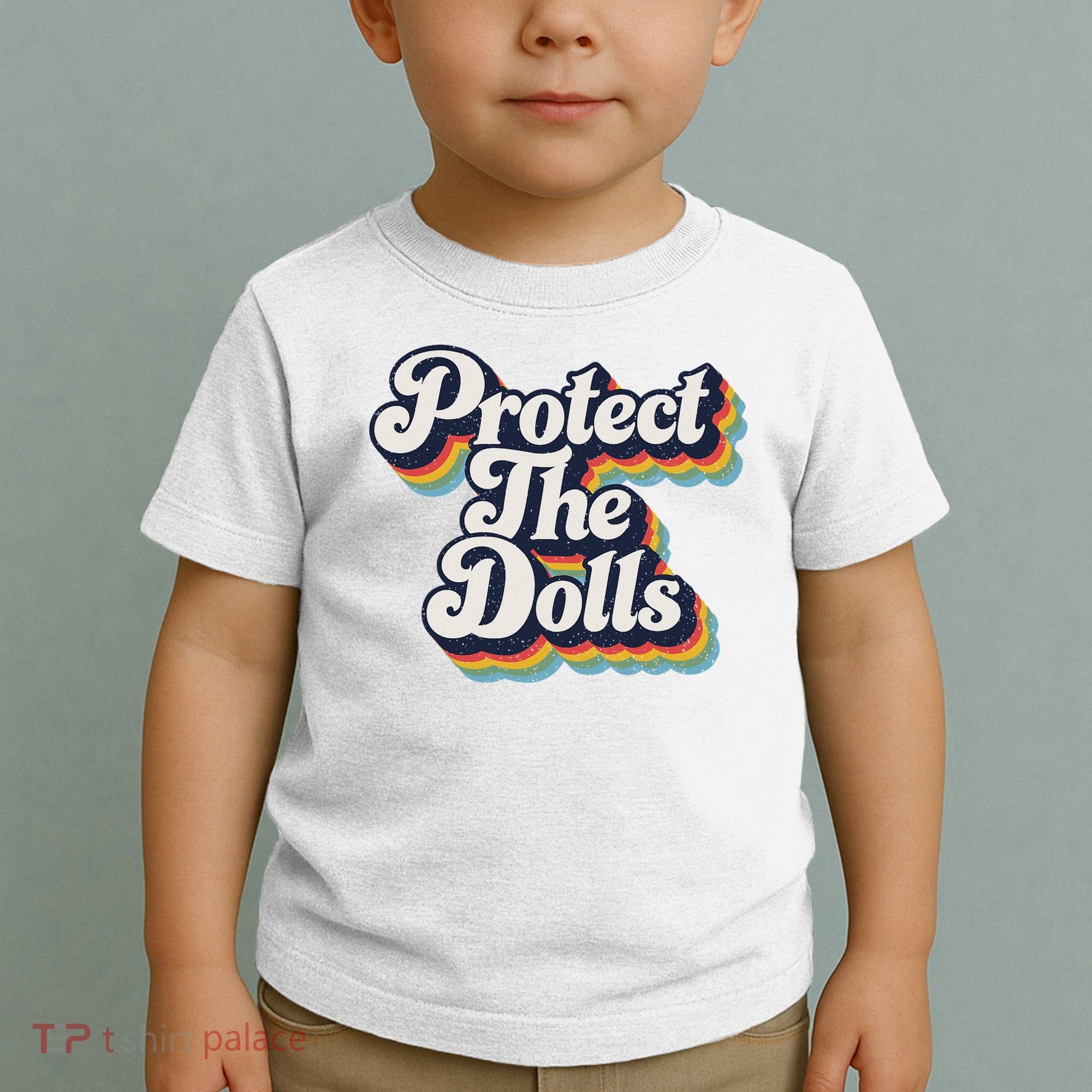 Protect The Dolls Women Solidarity Retro Distressed Toddler T-Shirt