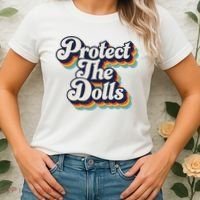 Protect The Dolls Women Solidarity Retro Distressed Women's T-Shirt thumb 2