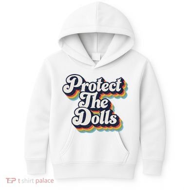 Protect The Dolls Women Solidarity Retro Distressed Kids Hoodie