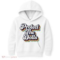 Protect The Dolls Women Solidarity Retro Distressed Kids Hoodie thumb 0