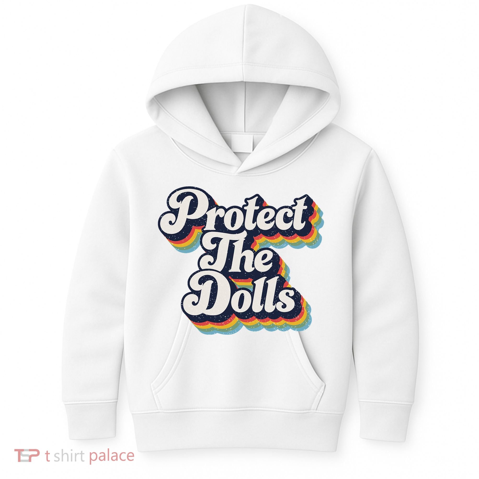 Protect The Dolls Women Solidarity Retro Distressed Kids Hoodie