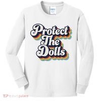 Protect The Dolls Women Solidarity Retro Distressed Kids Long Sleeve Shirt thumb 0