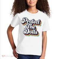 Protect The Dolls Women Solidarity Retro Distressed Kids T-Shirt thumb 2