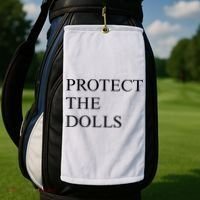 Protect The Dolls  Golf Towel thumb 2