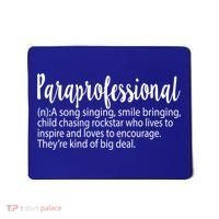Paraprofessional Teacher Definition Para Teacher Funny Funny Gift Mousepad thumb 0