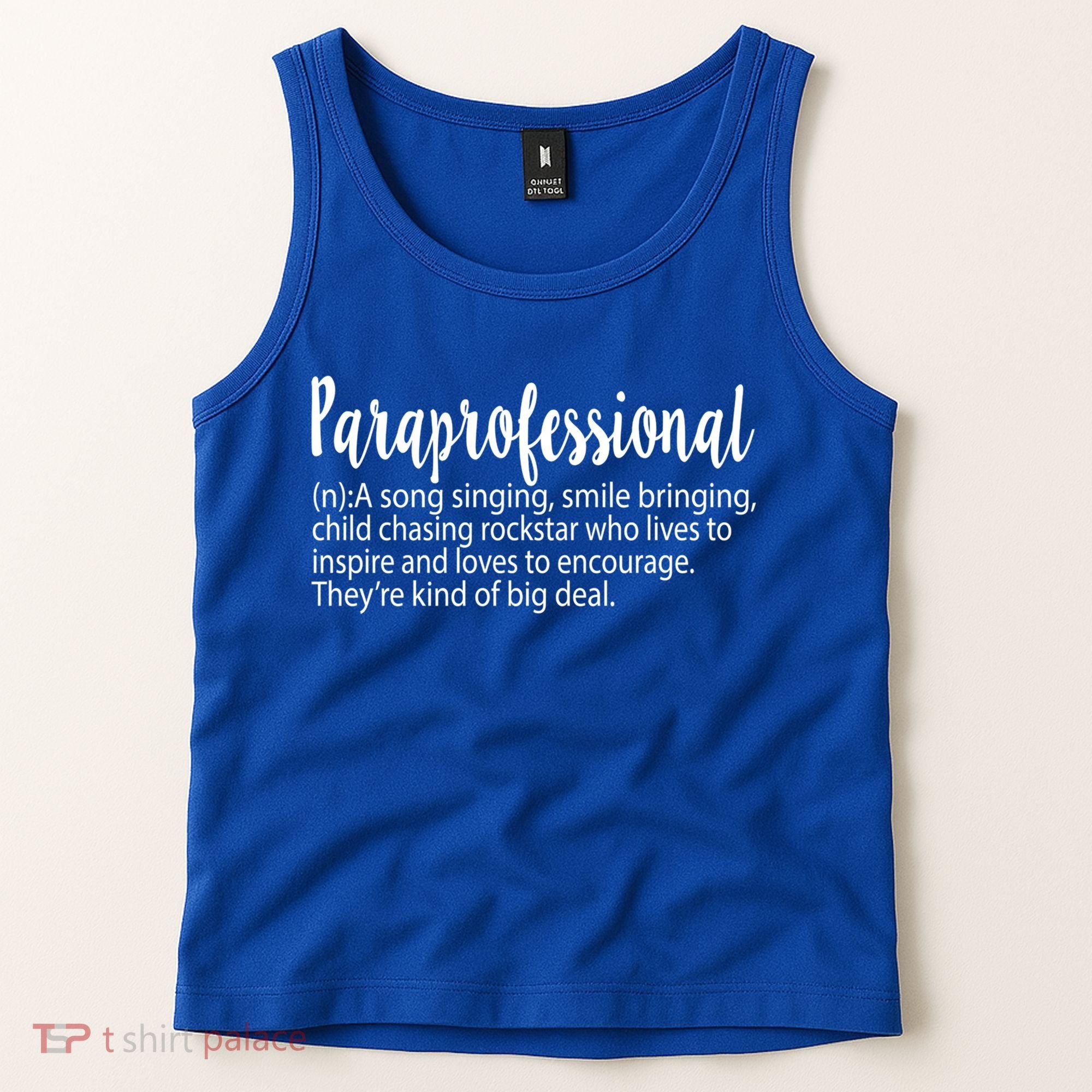 Paraprofessional Teacher Definition Para Teacher Funny Funny Gift Tank Top