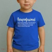 Paraprofessional Teacher Definition Para Teacher Funny Funny Gift Toddler T-Shirt thumb 2