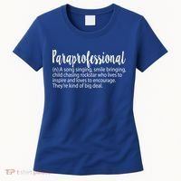 Paraprofessional Teacher Definition Para Teacher Funny Funny Gift Women's T-Shirt thumb 0