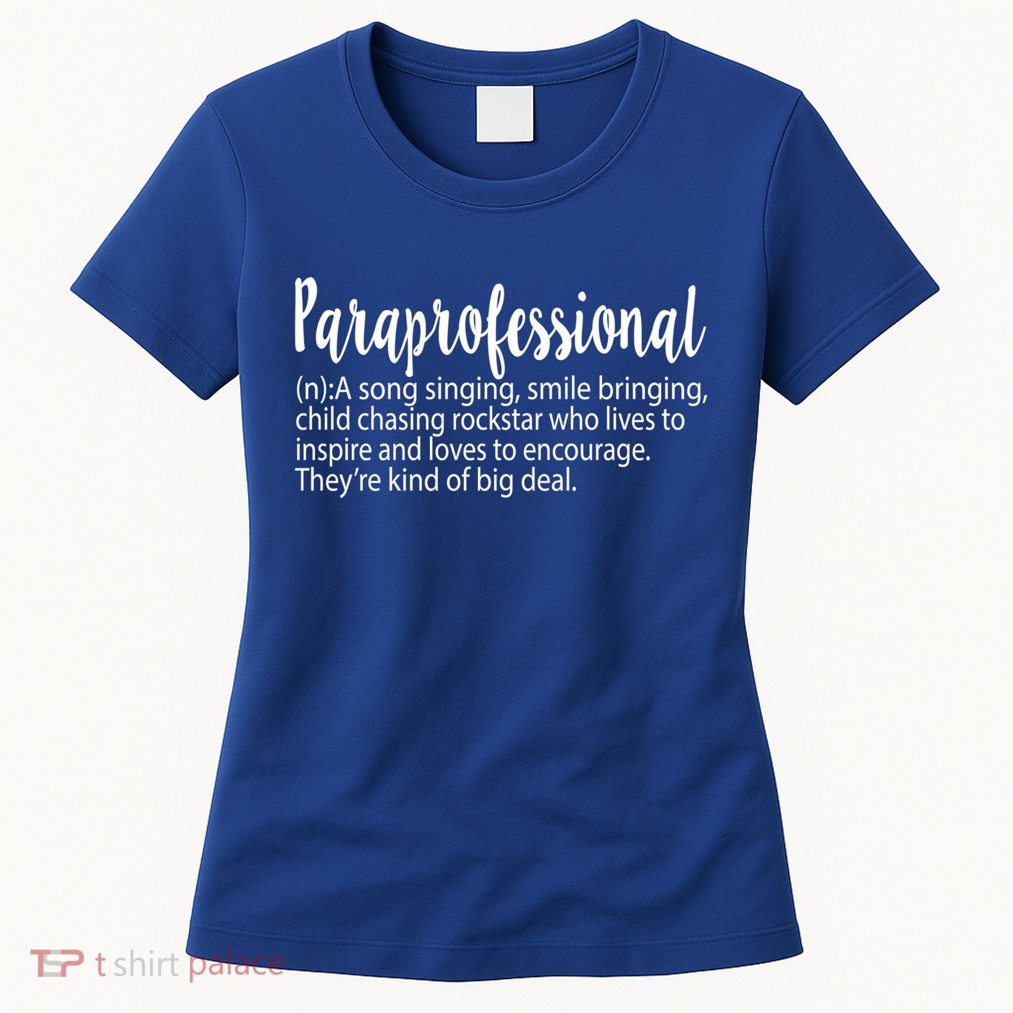 Paraprofessional Teacher Definition Para Teacher Funny Funny Gift Women's T-Shirt