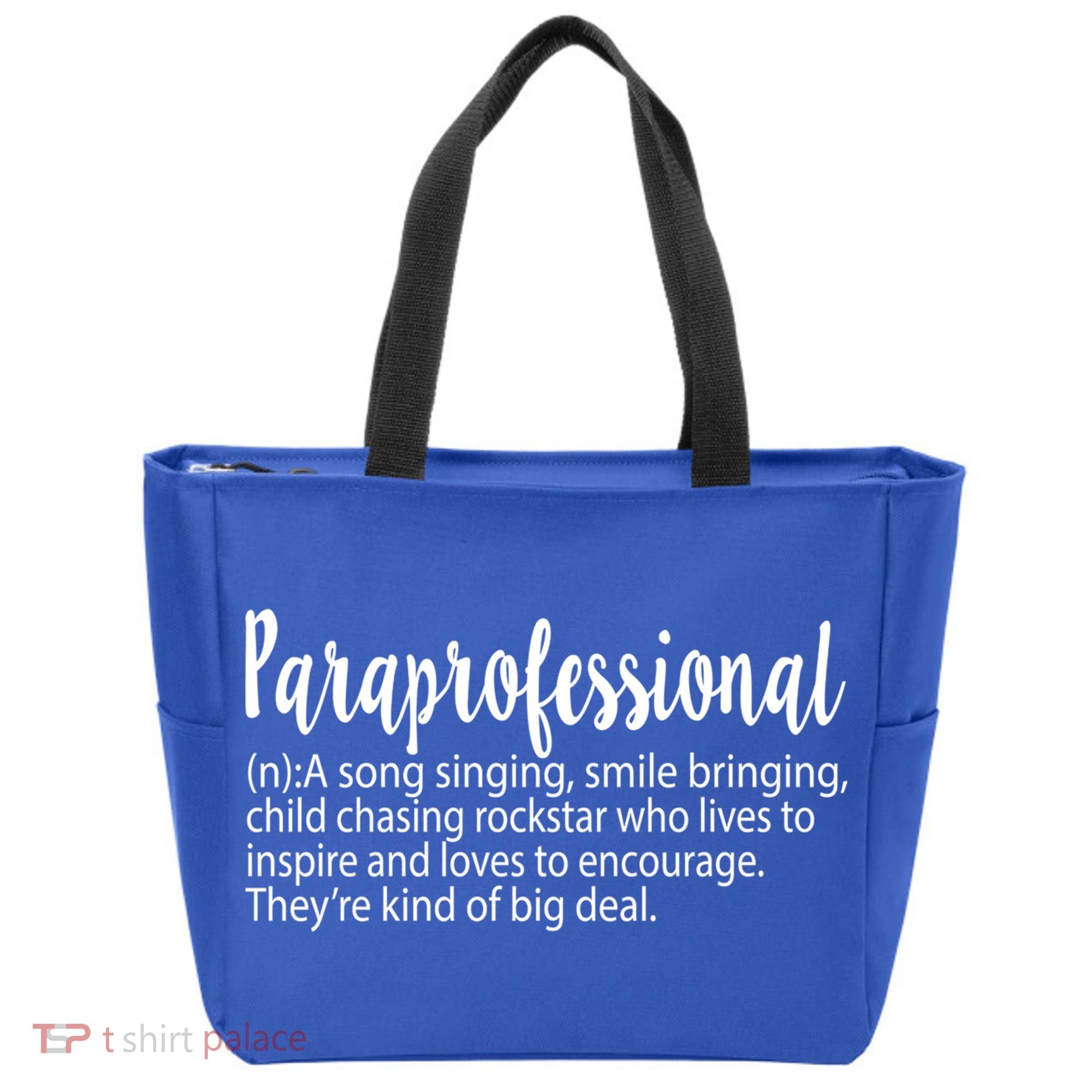 Paraprofessional Teacher Definition Para Teacher Funny Funny Gift Tote Bag