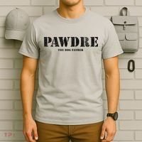 PAWDRE The Dog Father Dog Dad Fathers Day T-Shirt thumb 6