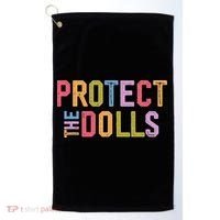 Protect The Dolls - Transg Women Solidarity Golf Towel thumb 0