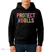 Protect The Dolls - Transg Women Solidarity Kids Hoodie thumb 4