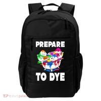 Prepare To Dye Funny Easter Egg Backpack thumb 0