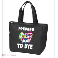 Prepare To Dye Funny Easter Egg Tote Bag thumb 3