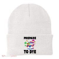 Prepare To Dye Funny Easter Egg Beanie thumb 0