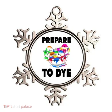 Prepare To Dye Funny Easter Egg Ornament