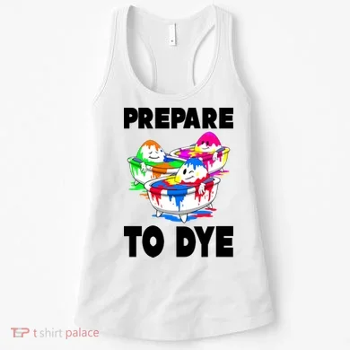 Prepare To Dye Funny Easter Egg Women's Tank Top