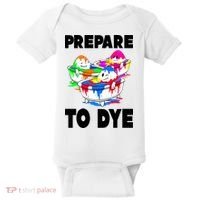 Prepare To Dye Funny Easter Egg Baby Bodysuit thumb 0