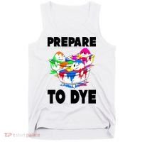 Prepare To Dye Funny Easter Egg Tank Top thumb 0