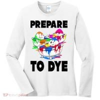 Prepare To Dye Funny Easter Egg Women's Long Sleeve Shirt thumb 0