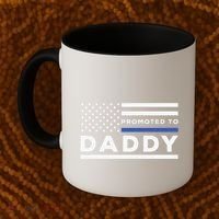 Promoted To Daddy Funny Police Officer Future Father Dad Coffee Mug thumb 2