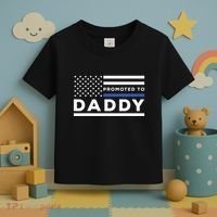 Promoted To Daddy Funny Police Officer Future Father Dad Toddler T-Shirt thumb 3