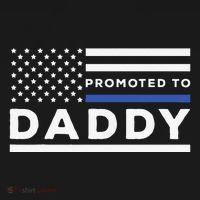Promoted To Daddy Funny Police Officer Future Father Dad Visor thumb 3