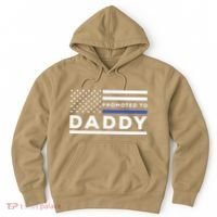 Promoted To Daddy Funny Police Officer Future Father Dad Hoodie thumb 0