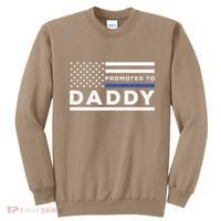 Promoted To Daddy Funny Police Officer Future Father Dad Sweatshirt thumb 0