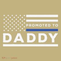 Promoted To Daddy Funny Police Officer Future Father Dad Sweatshirt thumb 2