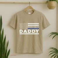 Promoted To Daddy Funny Police Officer Future Father Dad T-Shirt thumb 2